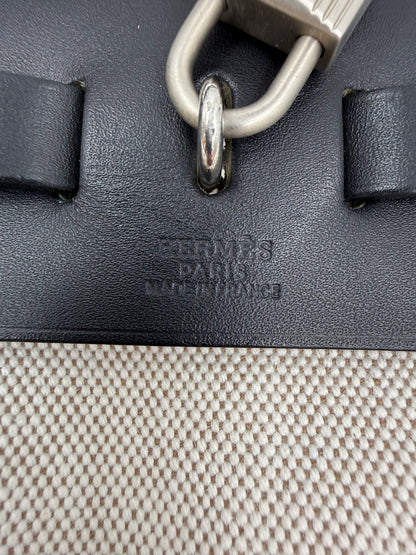 HERMÈS Herbag 31 Beige Noir PHW