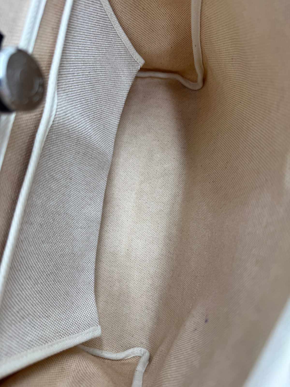 HERMÈS Herbag 31 Beige Noir PHW