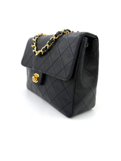 CHANEL Timeless Classic Single Flap small schwarz GHW