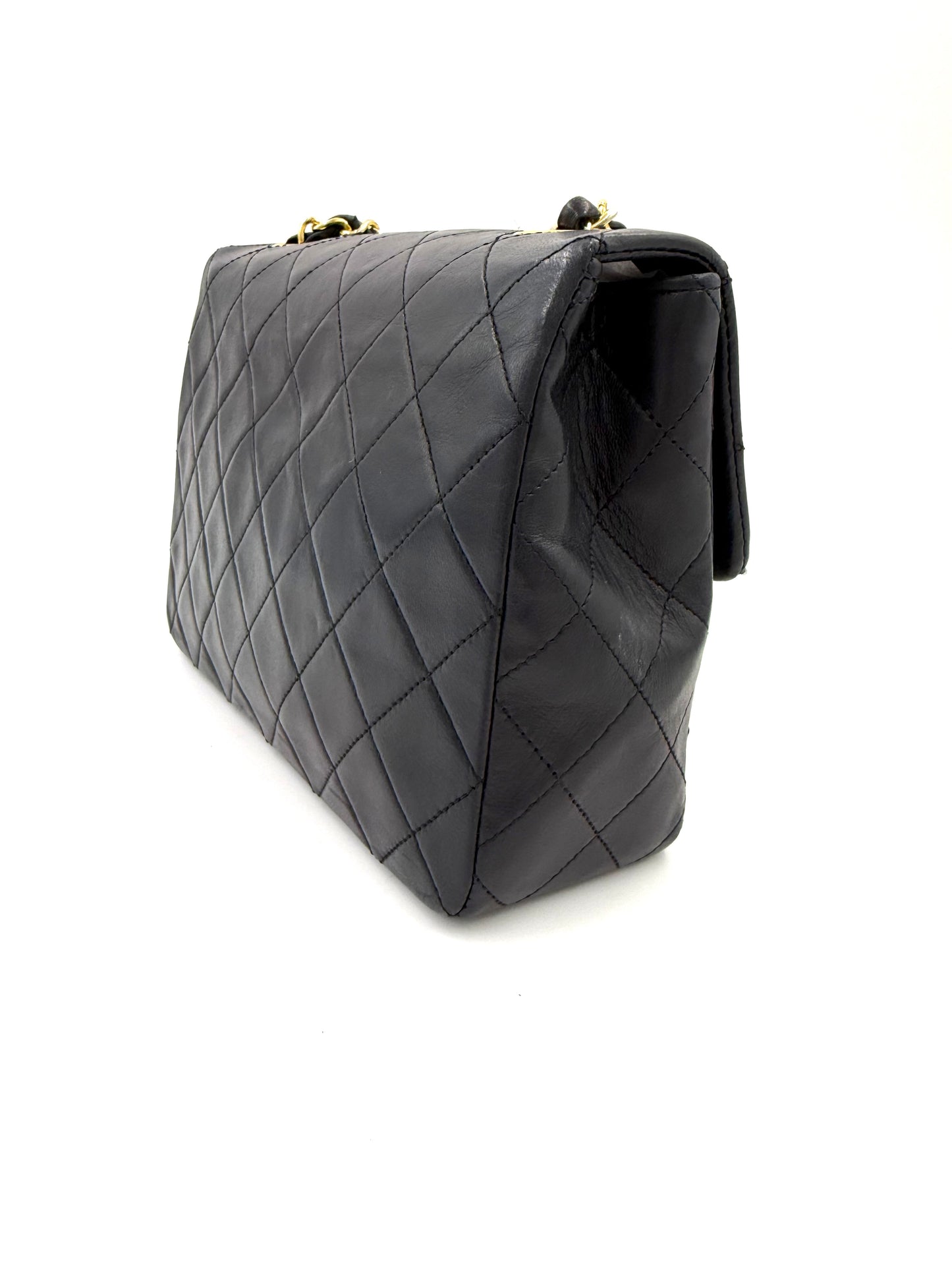 CHANEL Timeless Classic Single Flap small schwarz GHW