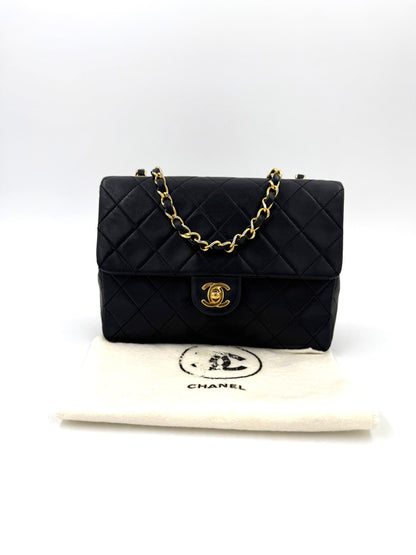 CHANEL Timeless Classic Single Flap small schwarz GHW