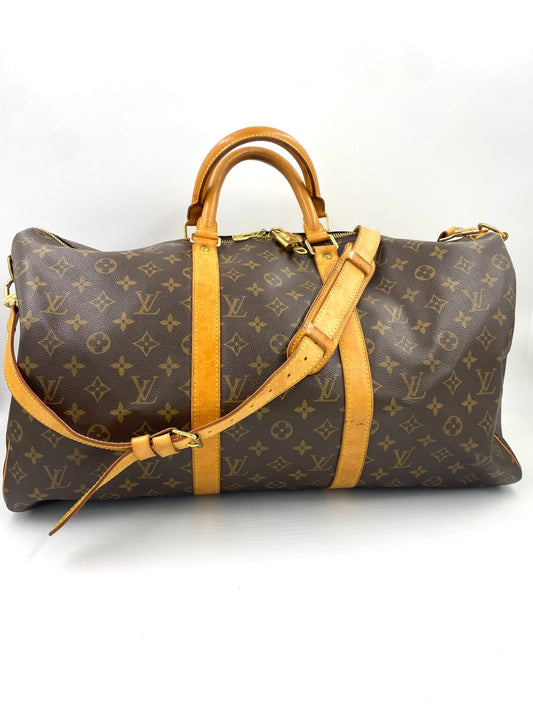 LOUIS VUITTON Keepall Bandouliere 50 Monogram Canvas - Clutch & Macarons - MB1015 - Clutch & Macarons - 