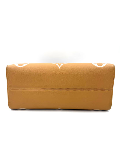 LOUIS VUITTON Onthego MM Bicolor beige