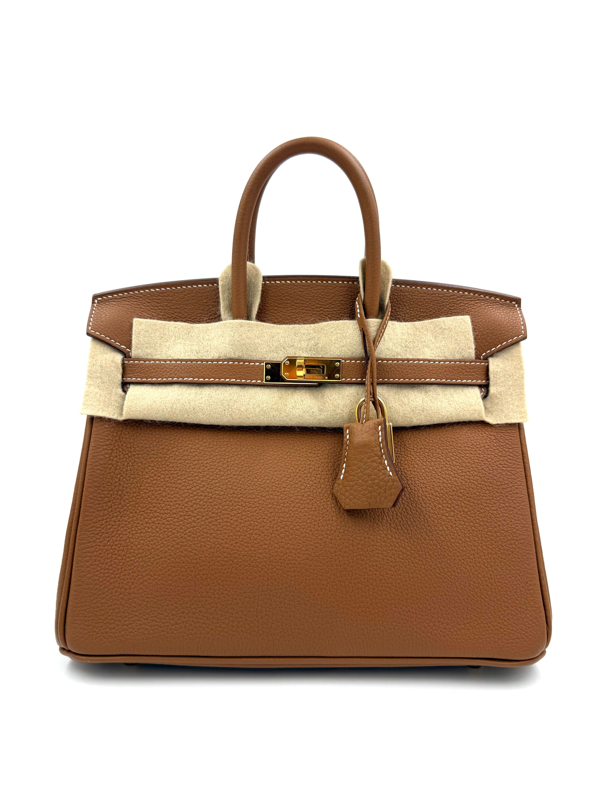 HERMÈS Birkin 25 Togo gold GHW