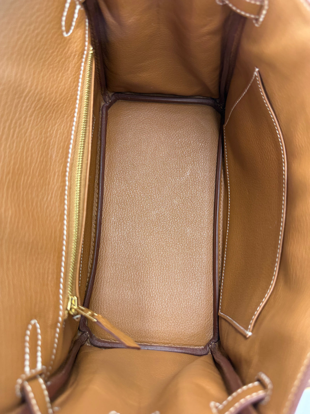 HERMÈS Birkin 25 Togo gold GHW