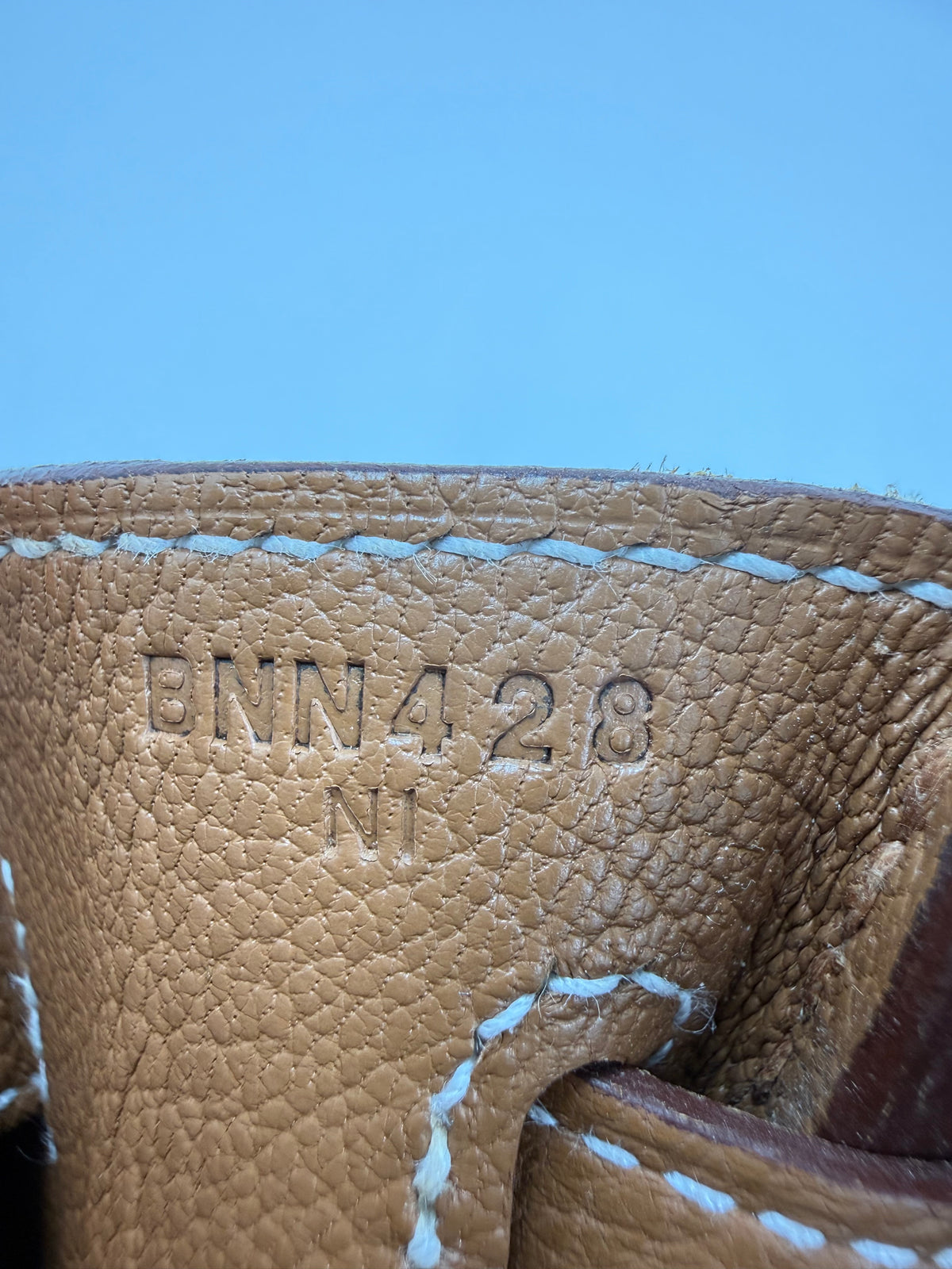 HERMÈS Birkin 25 Togo gold GHW