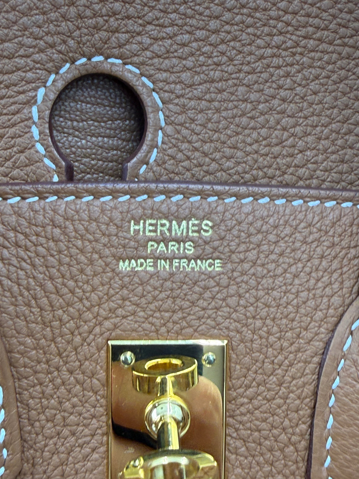 HERMÈS Birkin 25 Togo gold GHW