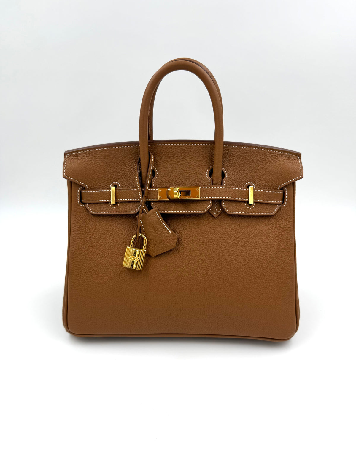 HERMÈS Birkin 25 Togo gold GHW