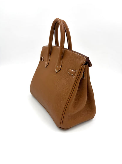 HERMÈS Birkin 25 Togo gold GHW