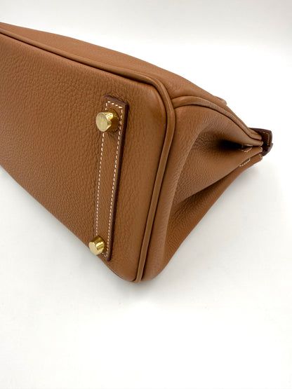 HERMÈS Birkin 25 Togo gold GHW