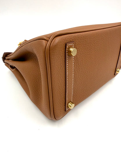 HERMÈS Birkin 25 Togo gold GHW