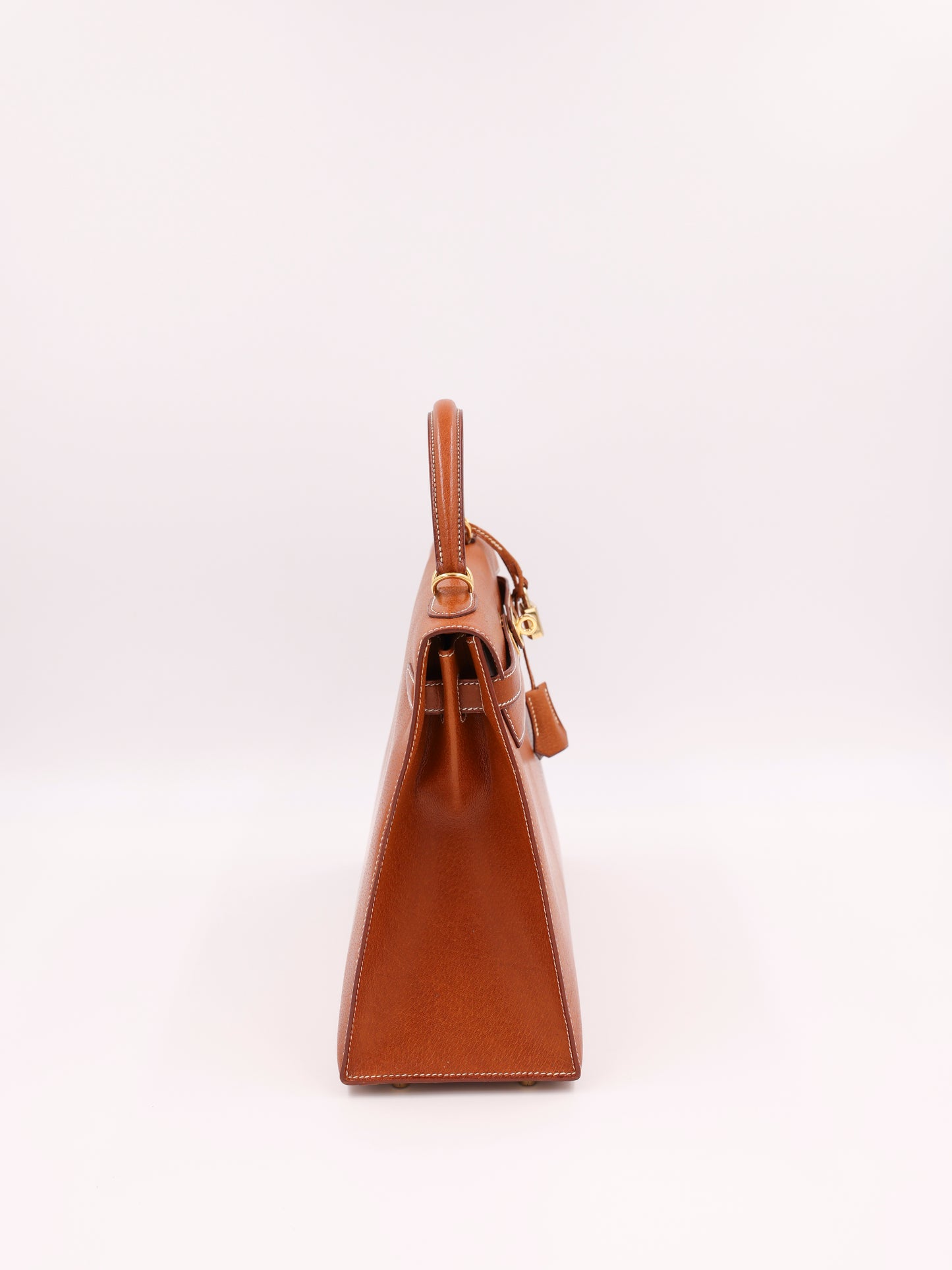 HERMÈS Kelly 32 cognac GHW