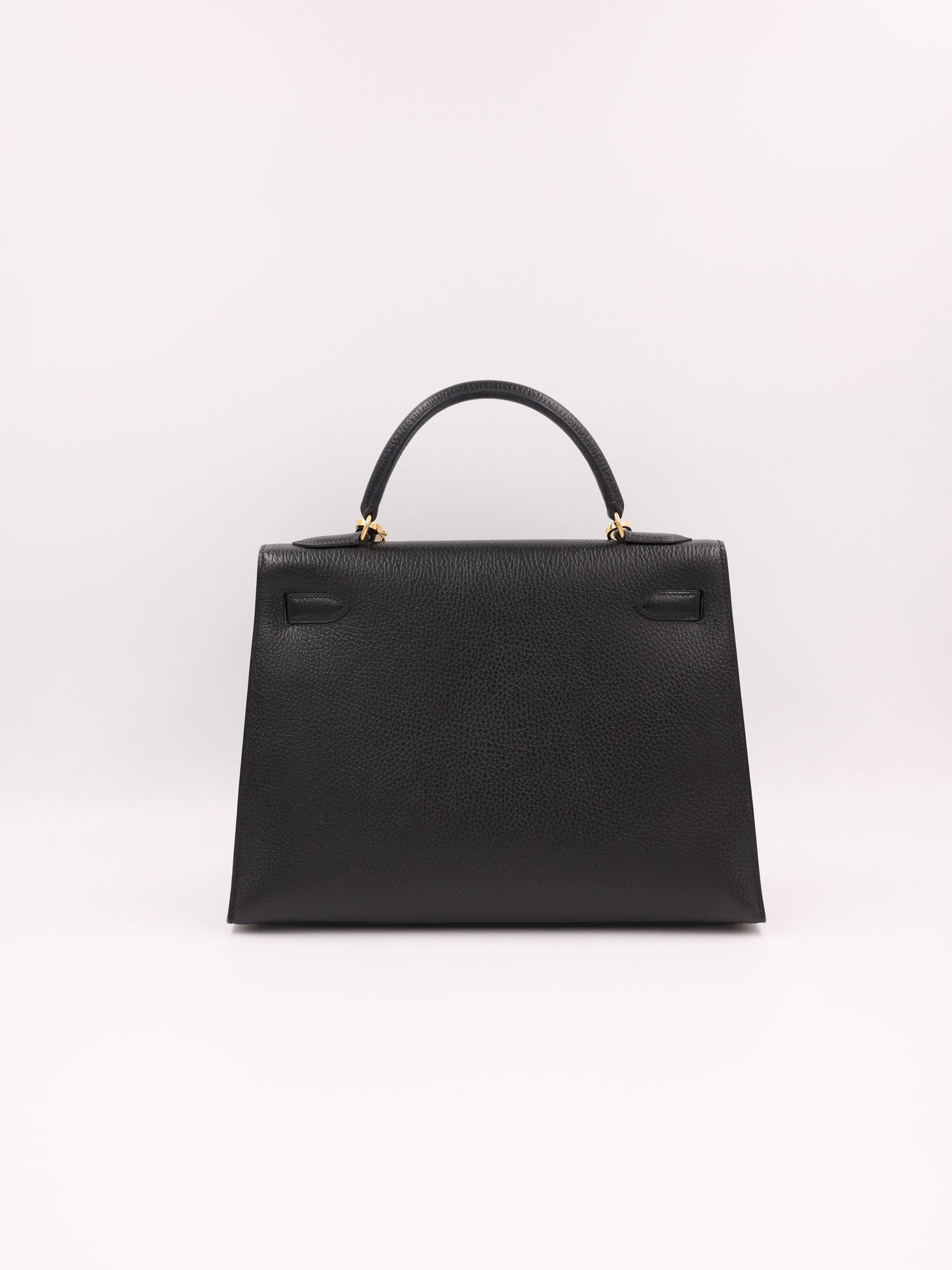HERMÈS Kelly 32 schwarz GHW