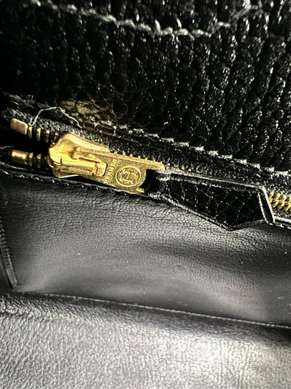 HERMÈS Kelly 32 schwarz GHW