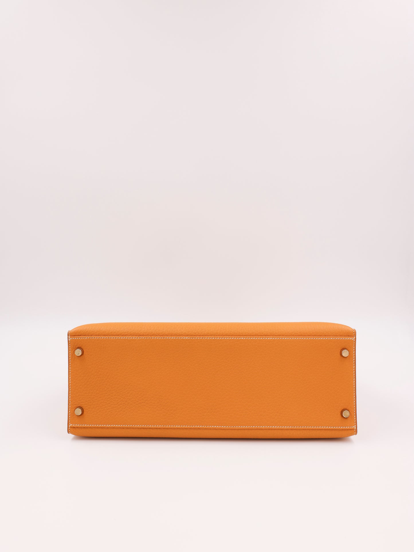 HERMÈS Kelly 35 senfgelb GHW