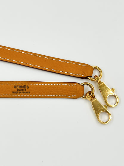 HERMÈS Kelly 35 senfgelb GHW