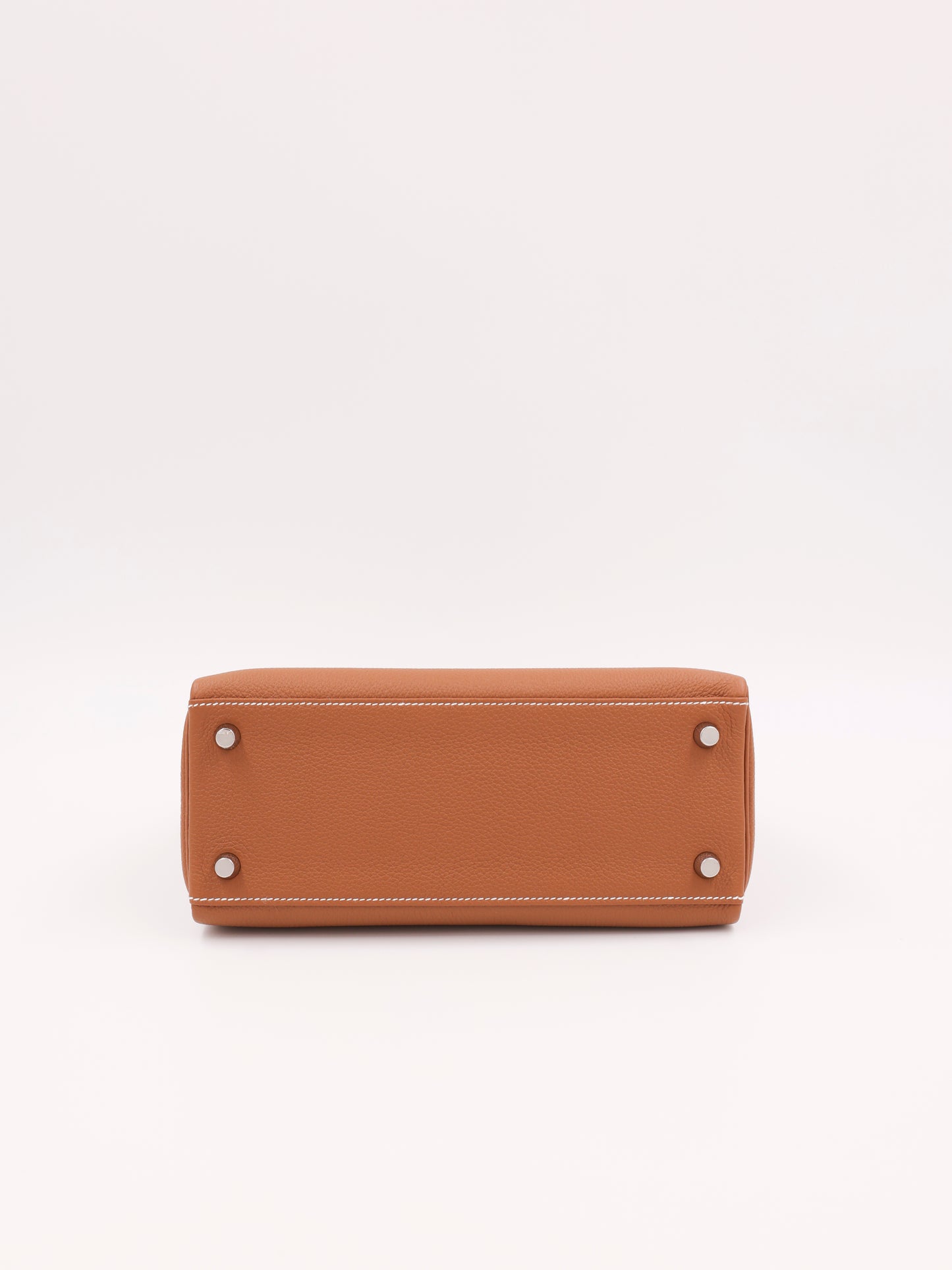HERMÈS Kelly 25 Retourne Togo Gold PHW