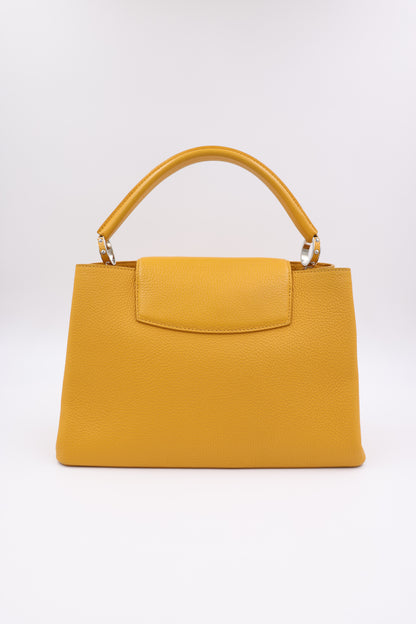 LOUIS VUITTON Capucines MM Safran