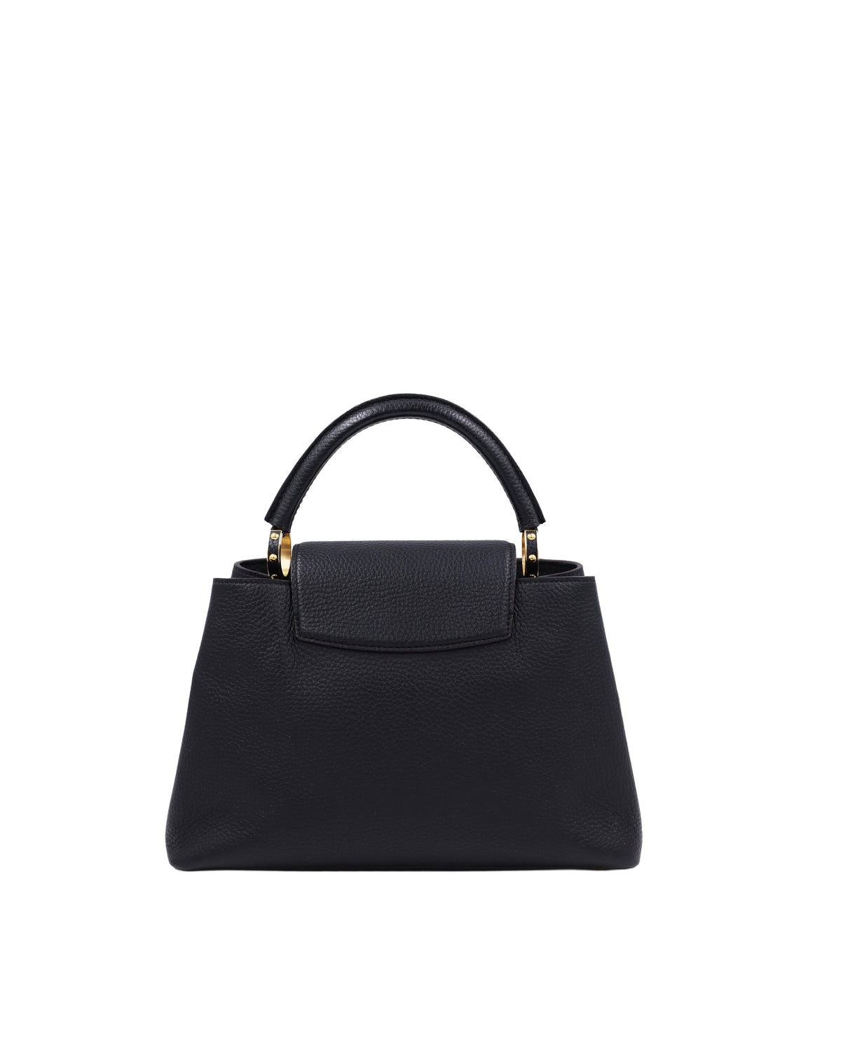 LOUIS VUITTON Capucines MM Taurillon schwarz schwarze Designerhandtasche