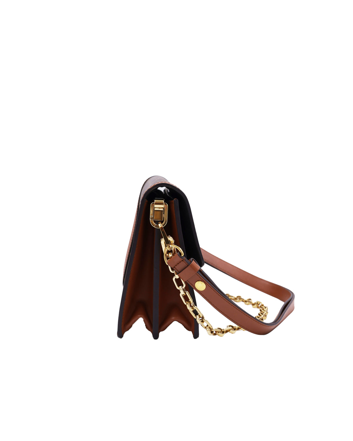 LOUIS VUITTON Dauphine MM Monogram Reverse Designerhandtasche aus zweiter Hand in Seitenansicht