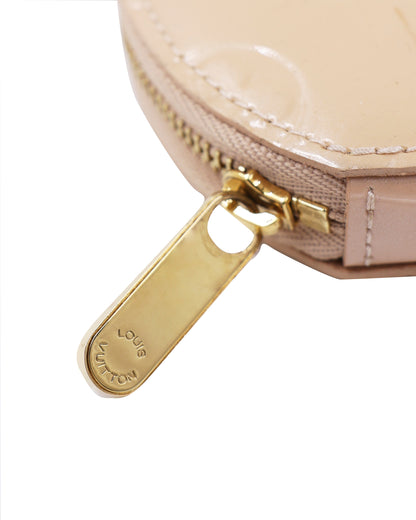 LOUIS VUITTON Round Coin Monogram Vernis