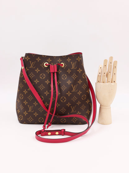 LOUIS VUITTON NeoNoe Monogram Canvas fuchsia