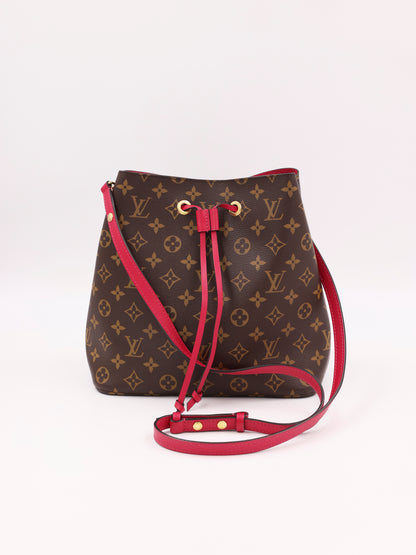 LOUIS VUITTON NeoNoe Monogram Canvas fuchsia