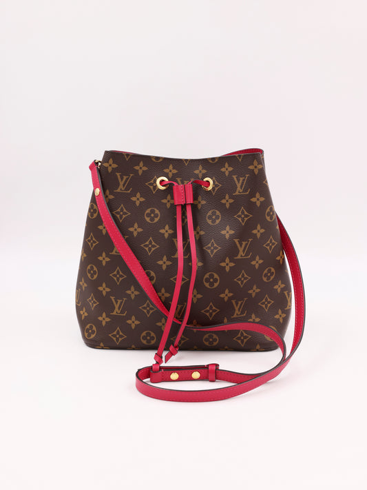 LOUIS VUITTON NeoNoe Monogram Canvas fuchsia