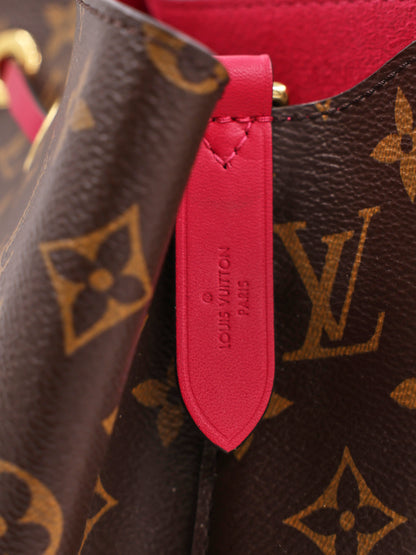 LOUIS VUITTON NeoNoe Monogram Canvas fuchsia