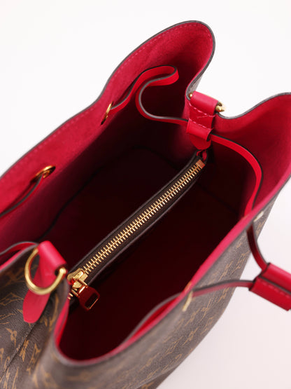 LOUIS VUITTON NeoNoe Monogram Canvas fuchsia