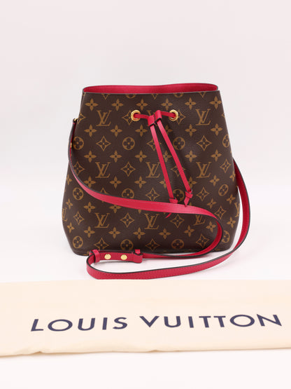 LOUIS VUITTON NeoNoe Monogram Canvas fuchsia