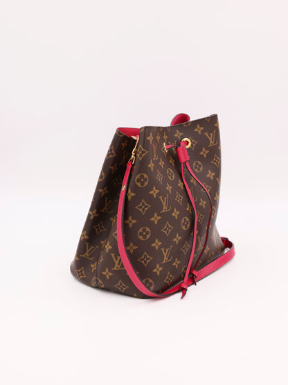 LOUIS VUITTON NeoNoe Monogram Canvas fuchsia