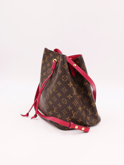LOUIS VUITTON NeoNoe Monogram Canvas fuchsia
