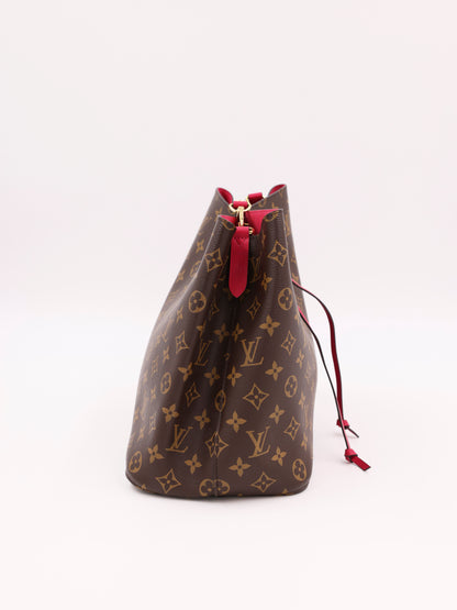 LOUIS VUITTON NeoNoe Monogram Canvas fuchsia