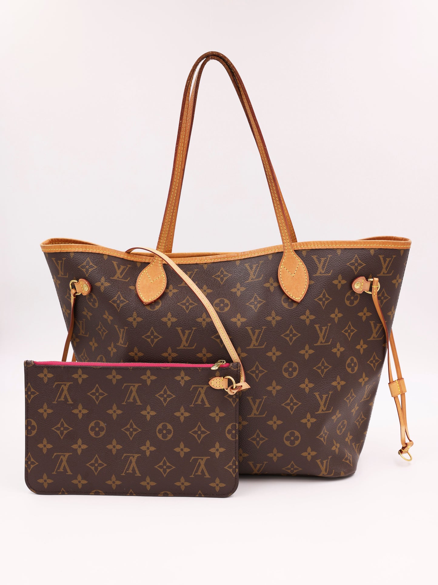 LOUIS VUITTON Neverfull MM MNG Canvas mit Pochette
