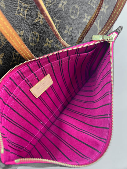LOUIS VUITTON Neverfull MM MNG Canvas mit Pochette
