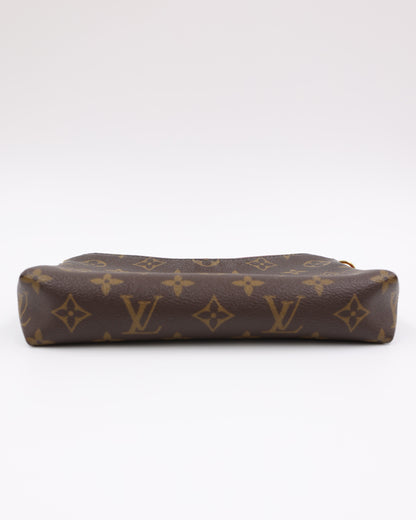 LOUIS VUITTON Pallas Clutch Monogram Canvas Cerise