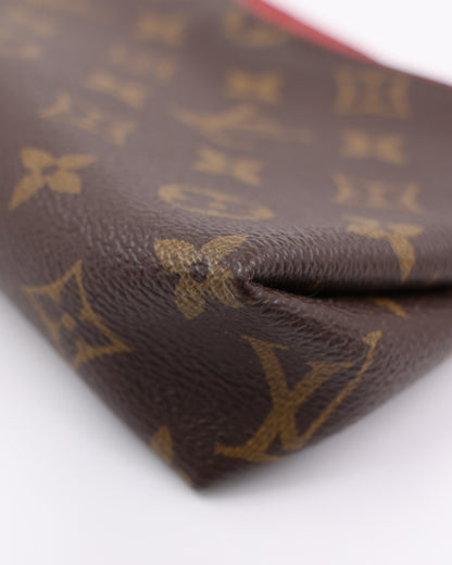 LOUIS VUITTON Pallas Clutch Monogram Canvas Cerise