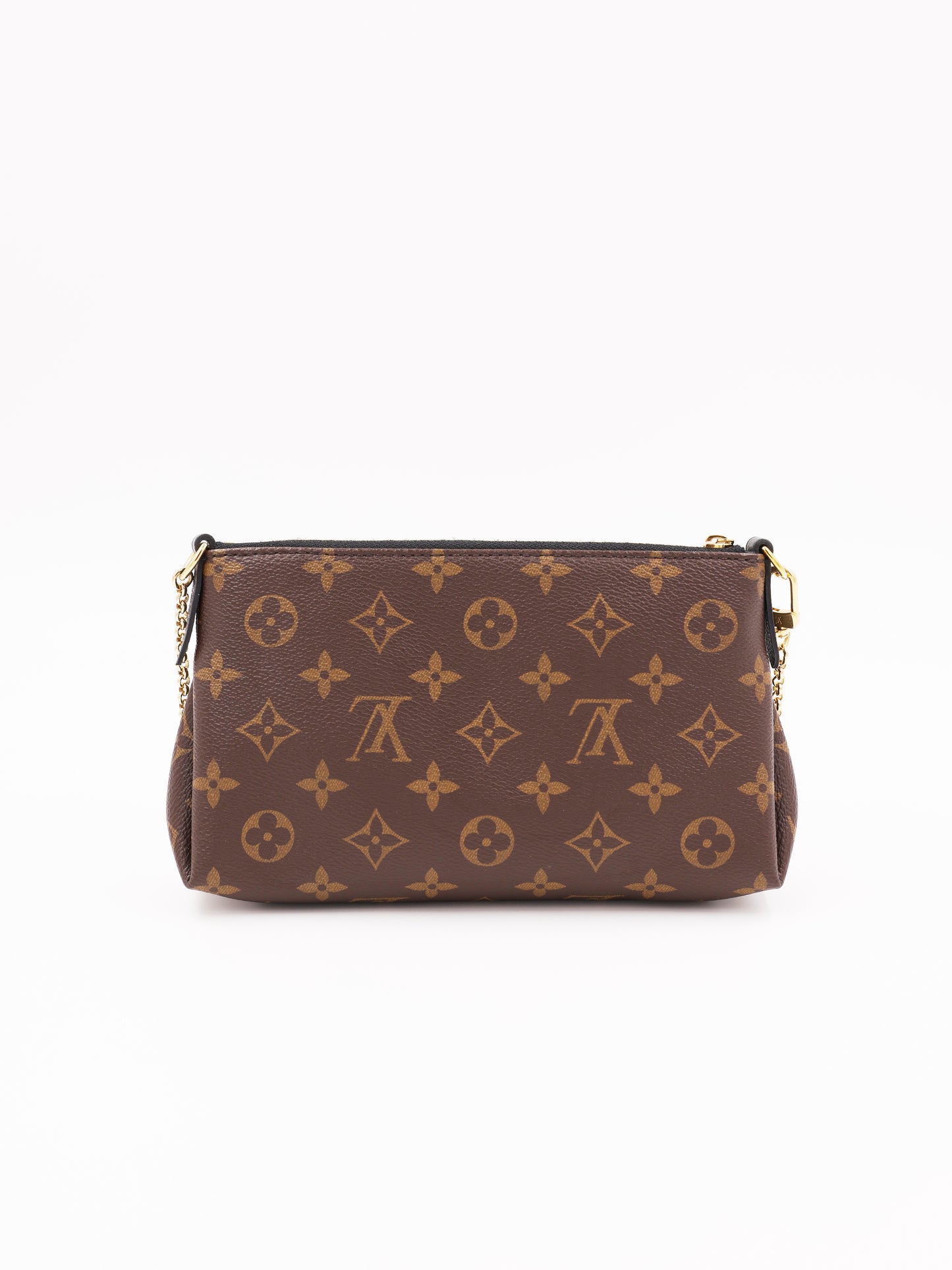 LOUIS VUITTON Pallas Clutch Monogram Canvas schwarz