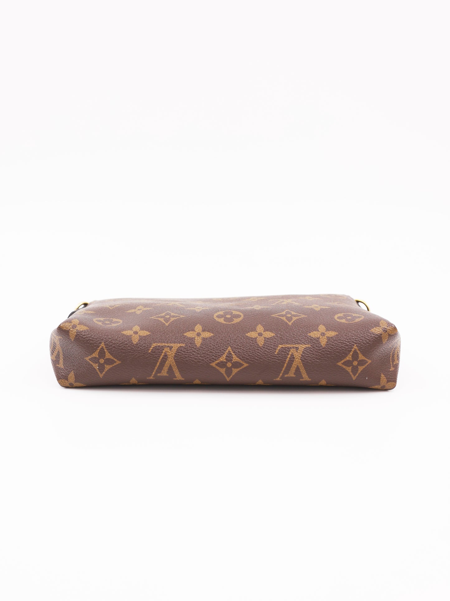 LOUIS VUITTON Pallas Clutch Monogram Canvas schwarz