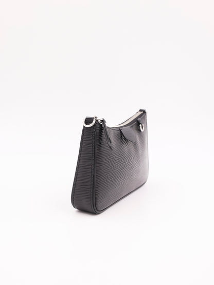 LOUIS VUITTON Easy Pouch On Strap Epi schwarz