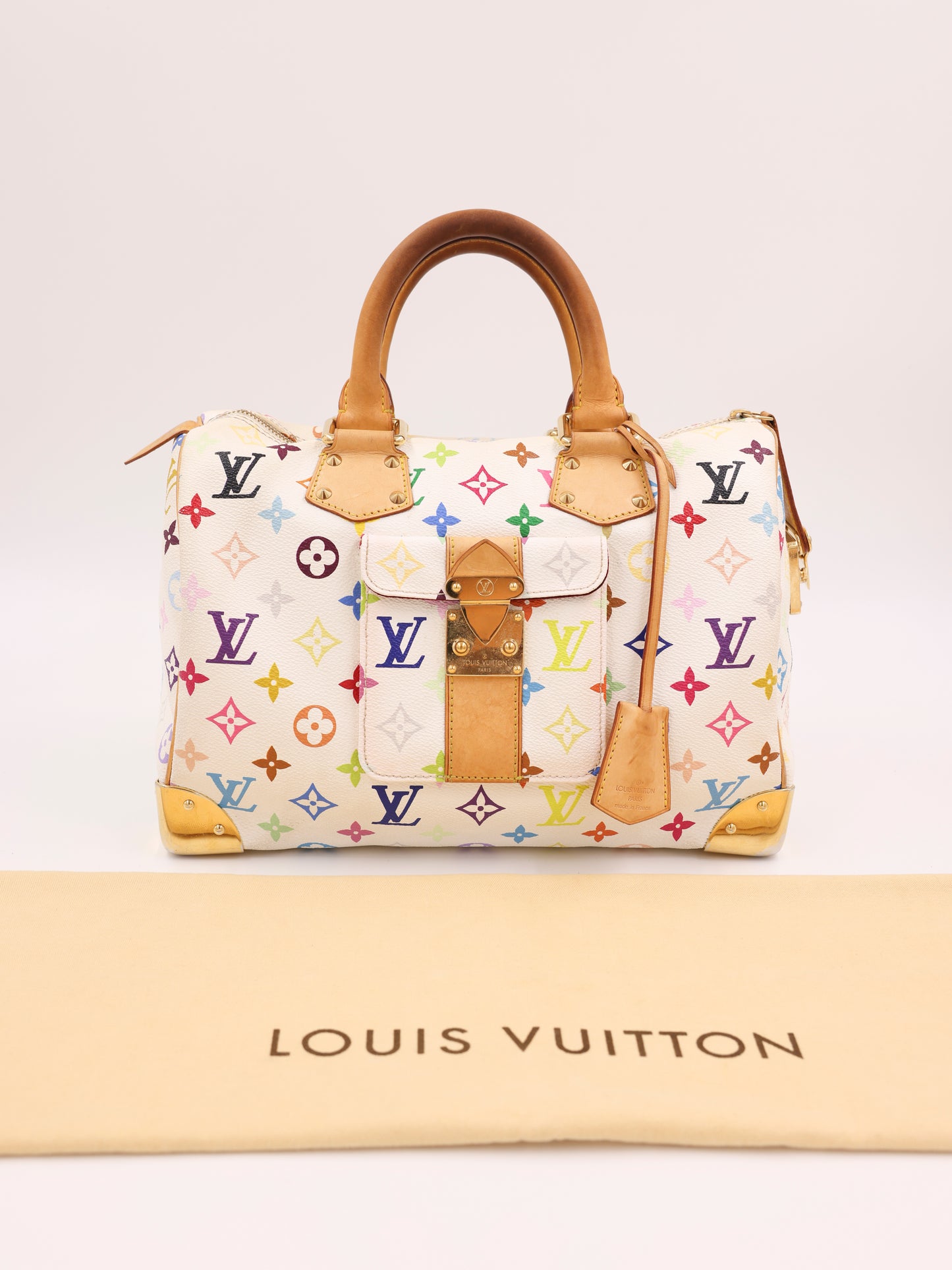 LOUIS VUITTON Speedy 30 Monogram Multicolor x Murakami