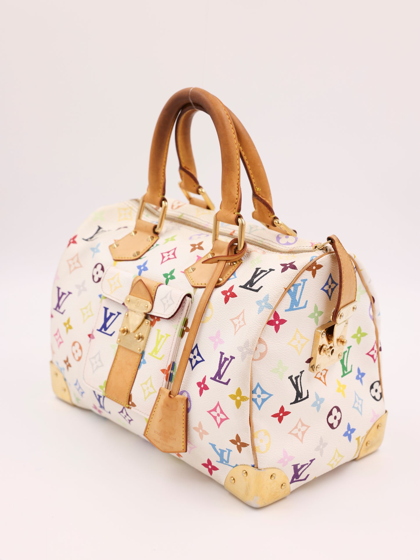 LOUIS VUITTON Speedy 30 Monogram Multicolor x Murakami