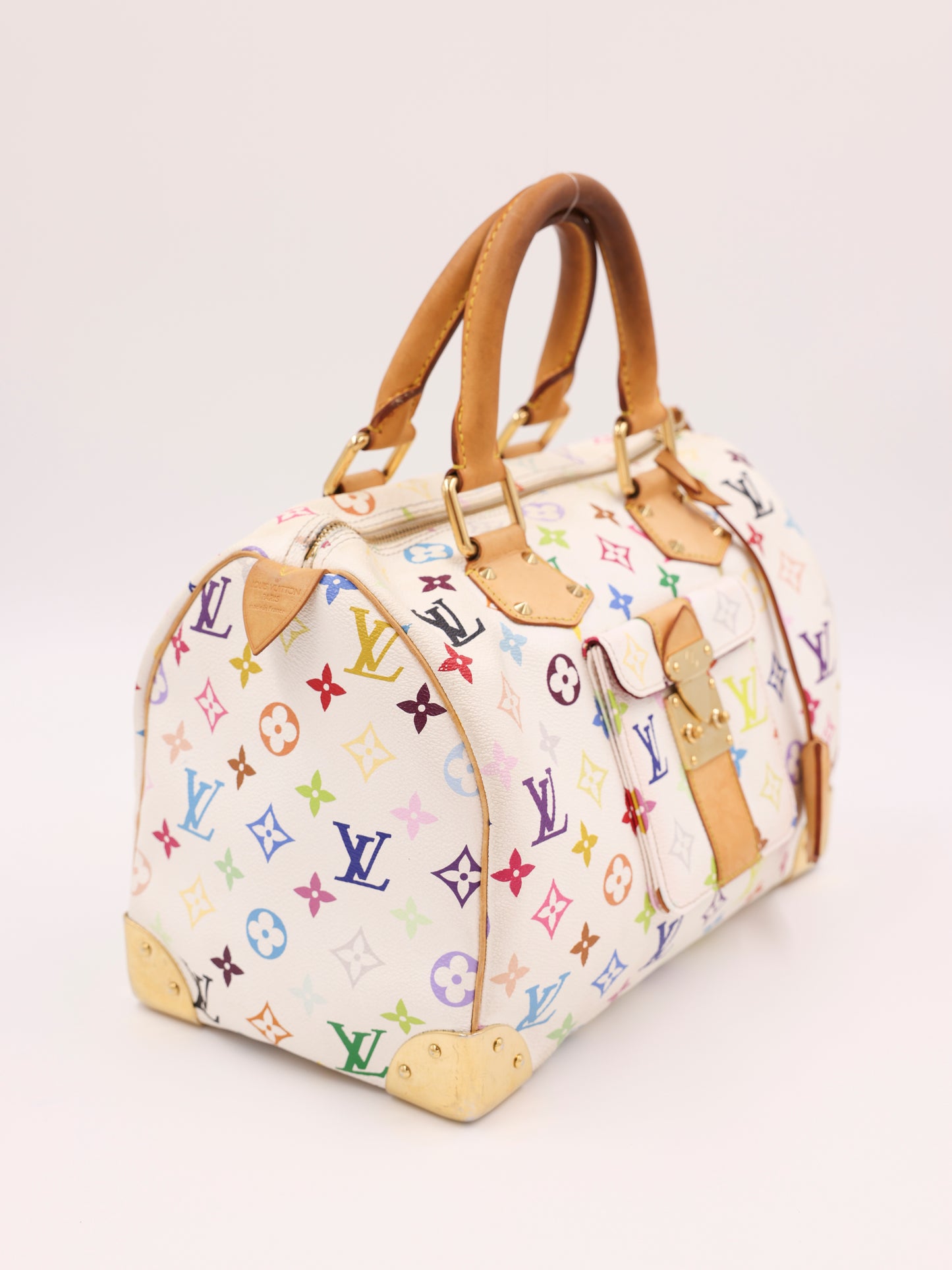 LOUIS VUITTON Speedy 30 Monogram Multicolor x Murakami