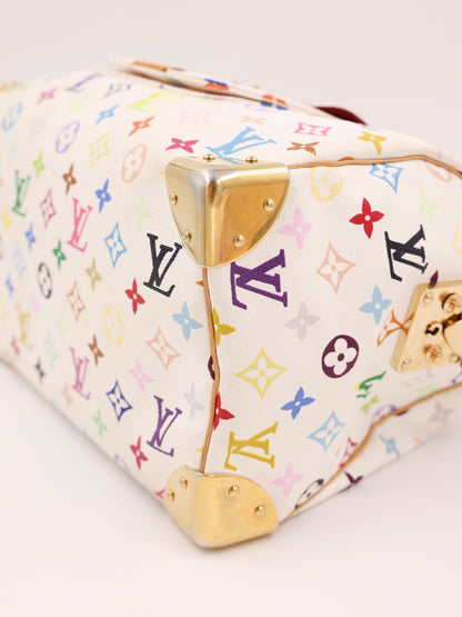 LOUIS VUITTON Speedy 30 Monogram Multicolor x Murakami