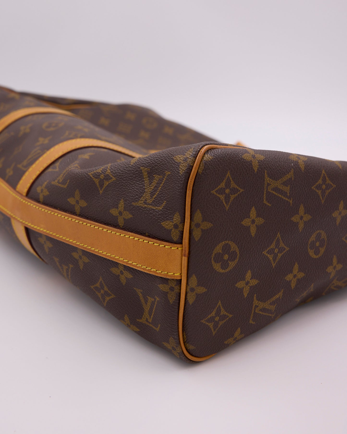 LOUIS VUITTON Flanerie Monogram Canvas, braune Designerhandtasche mit Monogramm Muster