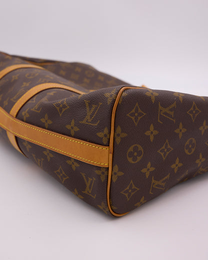 LOUIS VUITTON Flanerie Monogram Canvas, braune Designerhandtasche mit Monogramm Muster