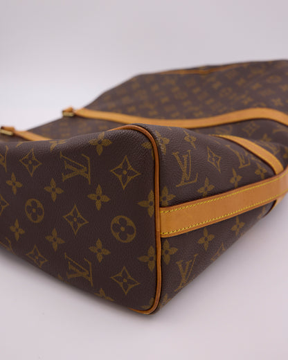 LOUIS VUITTON Flanerie Monogram Canvas, braune Tasche mit Monogramm und Schulterriemen