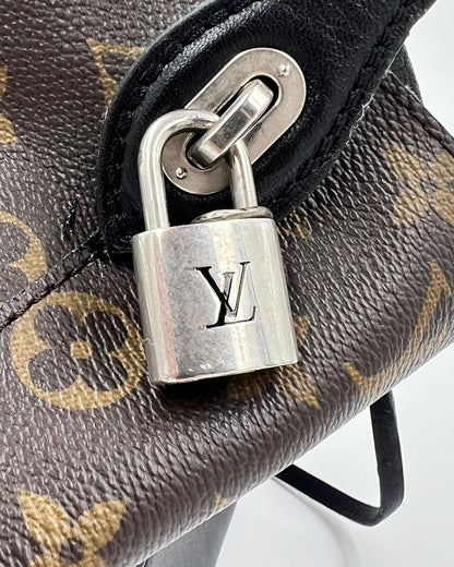 LOUIS VUITTON Idole Monogram Canvas schwarz mit silberfarbenem Vorhängeschloss