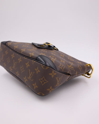 Louis Vuitton Odeon Monogram Canvas schwarz elegante Designerhandtasche aus Monogram Canvas
